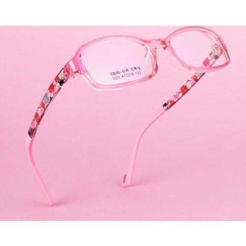 47-16-133 Glasses Frames Childrens Glasses Myopia Frames Amblyopia Color Optical Frames Clear Lens Glasses 33