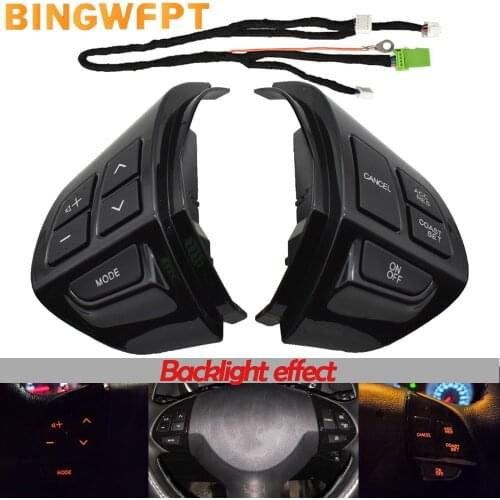 5 Pins Steering Wheel Volume Sound Button For M itsubishi ASX Lancer Outlander RVR Pajero Sport Button switch 2007-2011