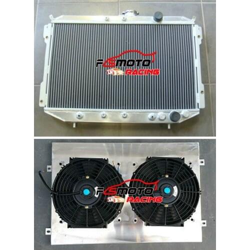 FOR MITSUBISHI MAGNA Verada TM TN TP 1984-1991 Aluminum Radiator & Shroud & fan AT 1985 1986 1987 1988 1989 1990 1991 1992 1993