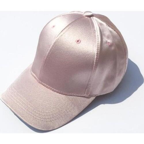 COKK Baseball Cap Women Hat Summer Hats For Women Men Satin Sold Baseball Cap