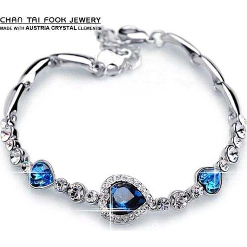 IREACESS Charm bracelet for women silver plated SWA Element Austrian Crystal bracelets bangles fashion jewelry girlfriend gift