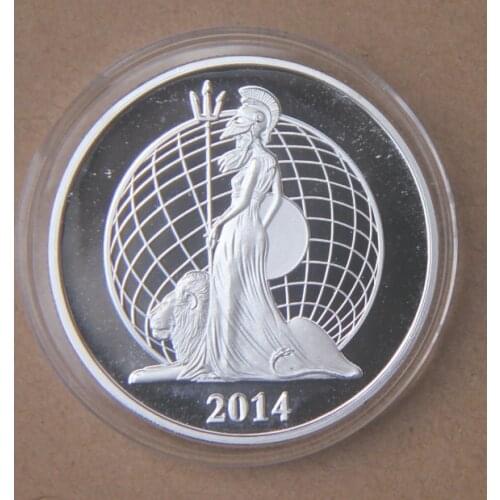 Brittany 2014 Metal Coin Plated Commemorative Coin Badge medal for collection Arts Gifts Souvenir