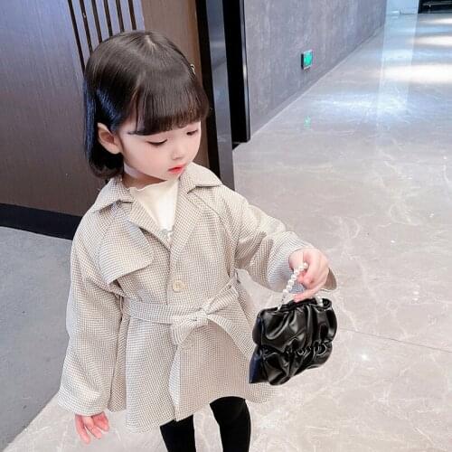 Childrens Windbreaker New Korean Girl Coat Foreign Gas Coat Childrens Clothing Kids Jackets for Girls