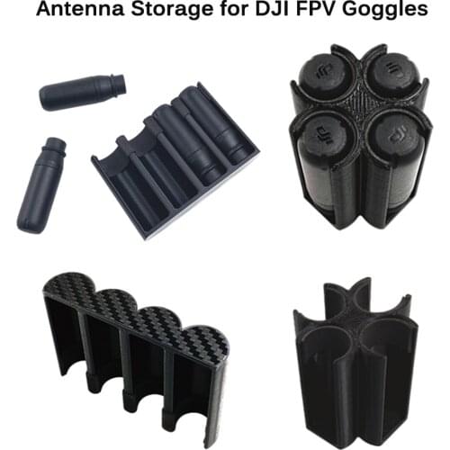 For DJI FPV Goggles Antenna Storage Box Protective Anti-lost Carrying Case Drone Flight Glasses FPV V1 V2 Goggles Accessories