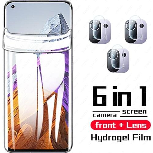 Hydrogel Film for Xiaomi Mi 11 pro Screen Protector Camera Lens Glass Poco 10T pro 11x pro 11 ultra Poko Pocco X3 NFC Pro F3 M3