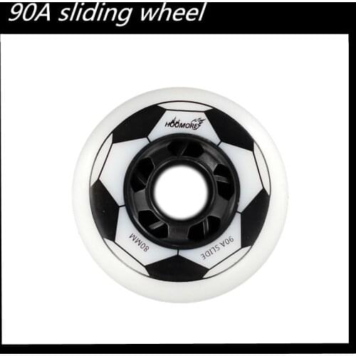 Hot Sale! 90A White Jade Color Roller Wheels for Inline Skates Shoes 80mm 76mm 72mm with ABEC Skating Bearing for Slalom FSK