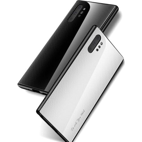 Gradient Tempered Glass Drop Protection Phone Case For Samsung S8 S9 S10 S20 Plus NOTE 9 10 Pro Shockproof Protective Back Cover