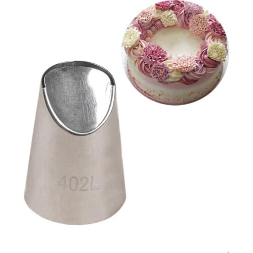 402L# Big Cake Cream Tips Baking Tools For Cakes Fondant Decorating Stainless Steel Pastry Nozzles