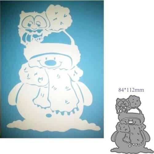 Metal cutting dies cut die mold snowman decoration Scrapbook paper craft knife mould blade punch stencils dies