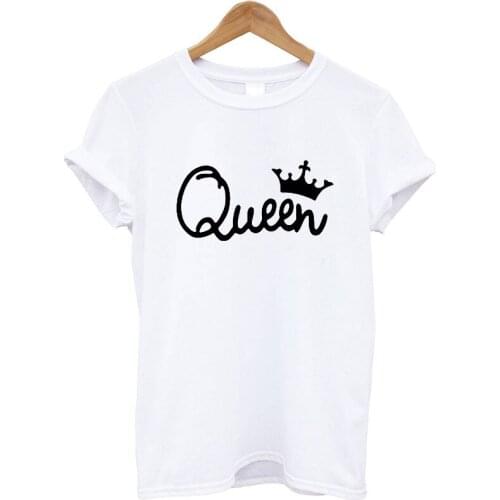 New arrival Harajuku summer T-shirt ladies fashion love print T-shirt woman top T-shirt casual large size female T-shirt