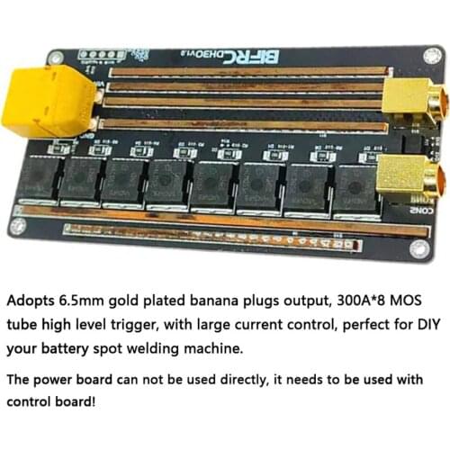 Portable Mini DIY Battery Spot Welding Machine Switchboard High Power Switch Plate Large Current MOS Mainboard