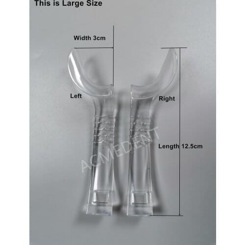 10Pcs~100Pcs Dental Lip Cheek Retractor Mouth Opener Photograghic Half-Lip Retractor Gag Autoclave 134℃ Large Adult Right Left