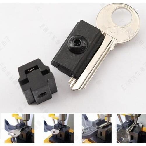 GOSO Special Vertical Clamp Auxiliary With Tooth Opening Double-sided Tooth Fixture Locksmith Tool