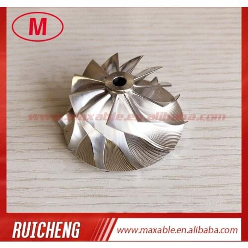 TF035 13T 49377-00018 38.35/51.00mm 11+0 blades Performance turbo milling/aluminum 2618/billet compressor wheel for 49135-05671