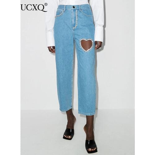 Женские прямые джинсы UCXQ China At AliExpress