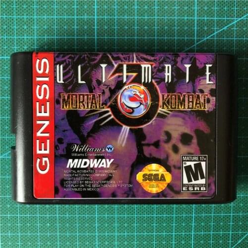 Ultimata Mortal Kombat 3 For Sega Mega drive 16 bit MD Games Card For Sega Mega Drive For Genesis