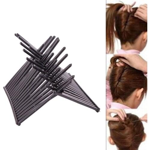 2Pc Women Hair Pins Lazy Hair Comb Hair Accessories Professional Hair Clip For Women Insert Comb Magic Hair Grips