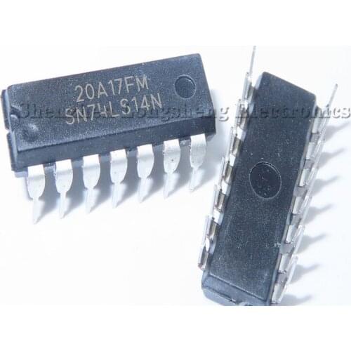 10PCS/LOT NEW SN74LS14N 74LS14 DIP-14 Six Inverting Schmitt Trigger