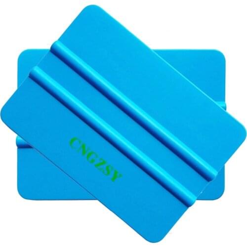 2pcs Plastic Vinyl Squeegee Carbon Fiber Foil Multi Auto Car Cleaning Brush Car Film Wrapping Scraper Window Tint Tools 2A16