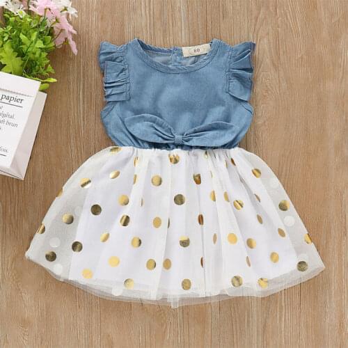 2020 Summer Girl Dress Toddler Baby Girls Clothes Princess Flower Dress Baby Kids Lace Tulle Dresses 1-6T