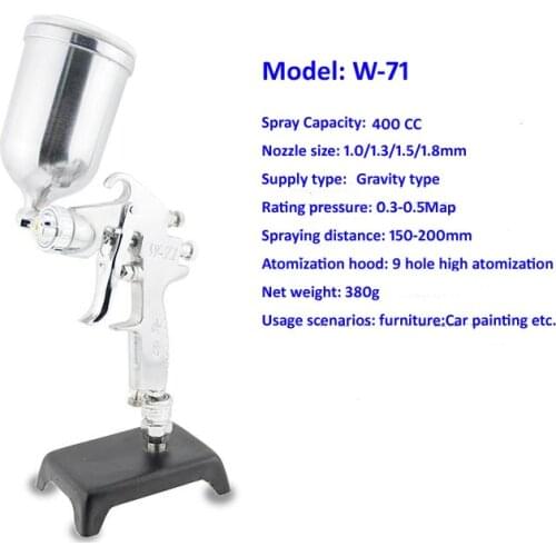 400CC Spray Gun Paint Spray Gun DIY spray gun HVLP sprayer Control Spray Power Paint Sprayers gravity type