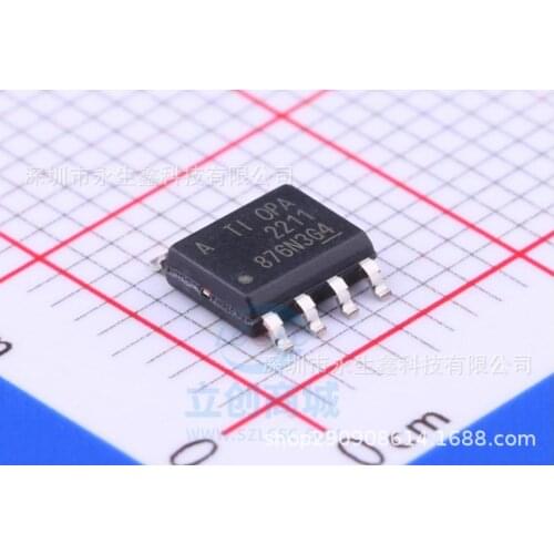 5/PCSOPA2211AIDDAR SOP8 OPA2211 OPA2211 Patch Eight Legs Chip Precision Amplifier