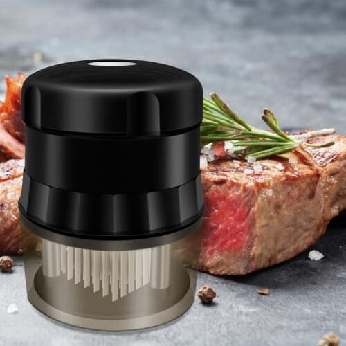 Meat Tenderizer Needle with 56 Stainless Steel Blades Kitchen Cooking Tools Tender Meat Hammer Pounders for Beef Steak