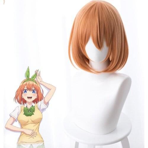 The Quintessential Quintuplets Cosplay Wigs Yotsuba Nakano Cosplay Synthetic Wig Halloween Carnival Party 5 toubun no Hanayome