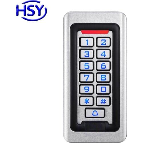 Silicon Keypad Single Door Access Controller Metal Case RFID 125Khz EM Card Entry Lock Standalone control