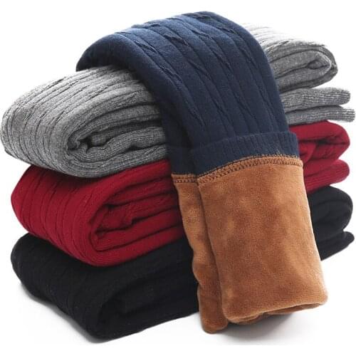 Grils Leggings Girls Warm Leggins For Girls Winter Thick Warm Elastic Waist Pants Cotton KIds Trouser Children Warm Leggins