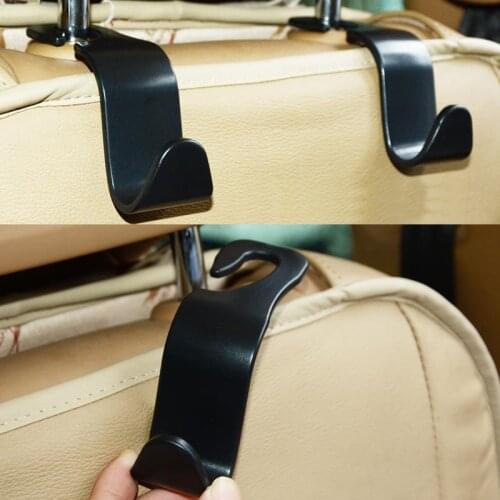 Hotsale 2Pcs Universal Car Seat Hook Back Hook Car Accessories Interior Portable Hanger Holder Storage for Car Bag Purse Cloth