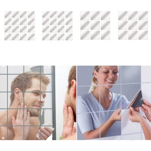 Зеркальные наклейки на стену MagiDeal China At AliExpress