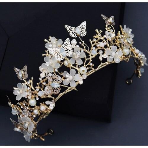 Lovely Hair Crown Headband Bridal Crown Headbands Tiaras Party Prom Costume