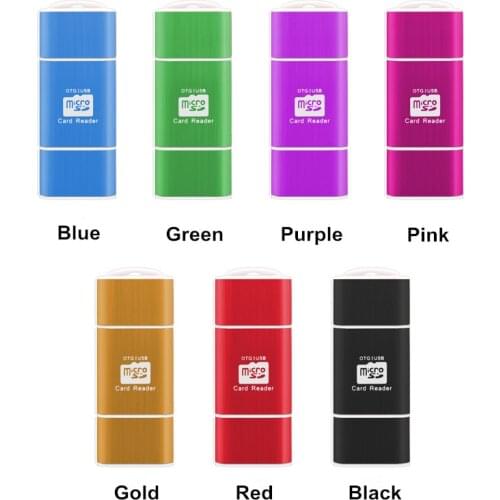 Mini OTG Card Reader High Speed USB 2.0 Memory TF Card Adapter USB Reader Connection Kit For Computer Android Mobile Phone