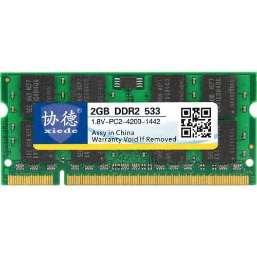 Xiede Laptop Memory Ram Module Ddr2 533 Pc2-4200 240Pin Dimm 533Mhz For Notebook X029