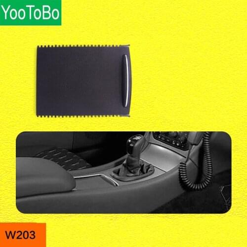 New Car Inner Centre Console Slide Roller Blind Cover For Mercedes For Benz C-Class W203 2000-2007 Car Water Cup Rack Storage
