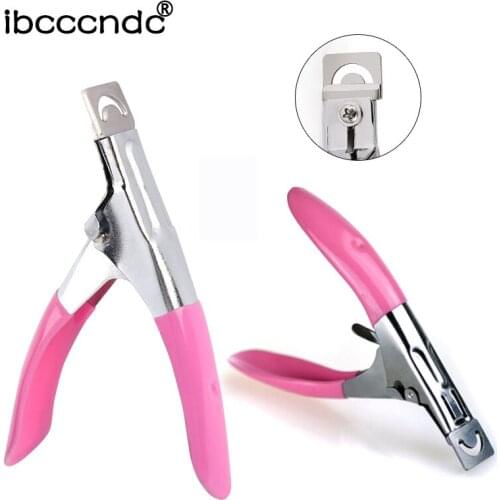 Fake Nail Cutter Professional Nail Clippers Straight Edge Acrylic Nail Clipper Tips Manicure Cutter Guillotine Cut False Nails