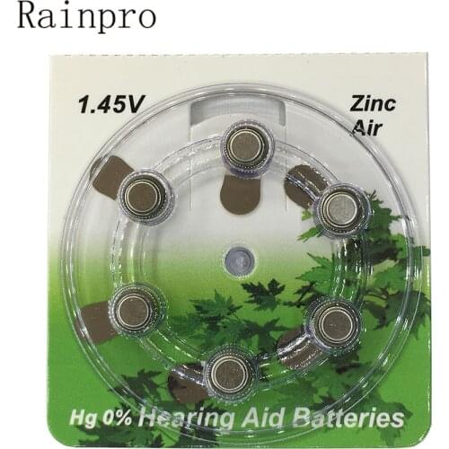 Rainpro 12PCS/LOT (2 cardboard) A10 PR70 Zinc Air 1.45V for Hearing Aid button Batteries