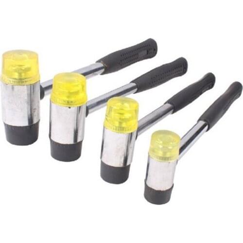 Rubber Hammer Dual Head Nylon Rubber Hammer Jewelers Metal Mallet for Jewelry Tools 25/30/35/40mm