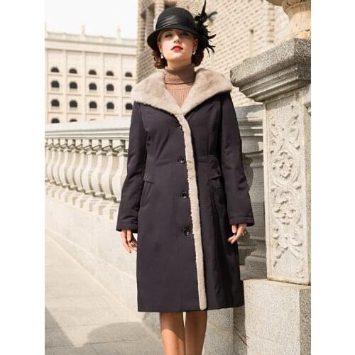 Luxury Natural Mink Coat Winter Jacket Real Fur Parka Women Clothes 2020 Hooded Long Coats Chaqueta Mujer MY