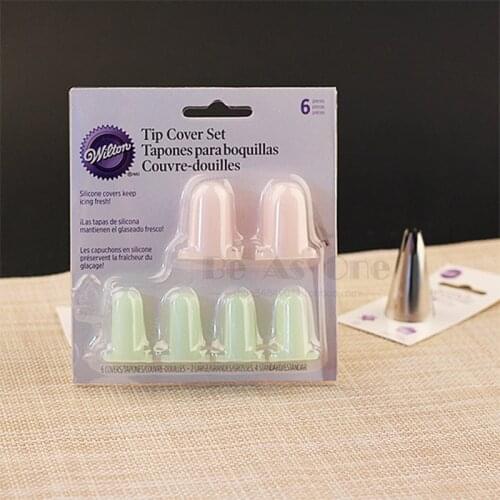Wilton Pastry tips silicone protective cap / Pastry tips cover 6 pcs/lot