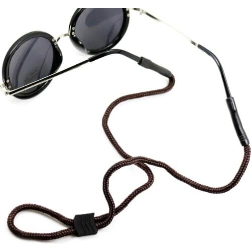 Sunglasses Spects Eyewear Sports Neck Straps Cord Eyeglass Holder Rope Brown