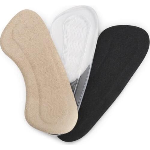 1 Pair Silicone Soft Insert Gel Heel Cushion Pad For Shoes Protetor De Calcanhar Protect Foot Feet Care Shoe Insert Gel Cushion