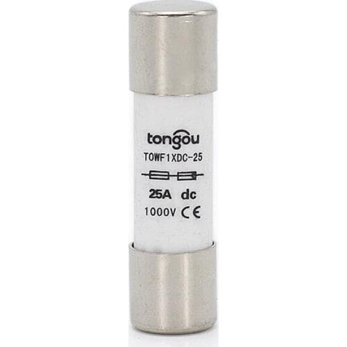 1 piece 1000V 10*38MM 3A 10A 15A 20A 25A 30A DC PV Solar Fuse Metal Alloys for Solar Power System Protection