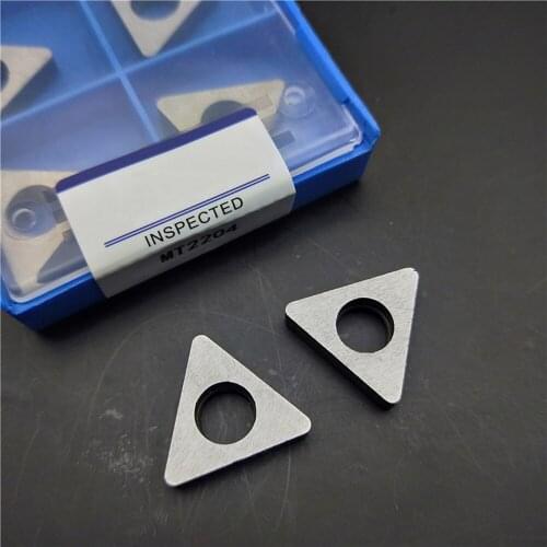 10PCS MT2204 High quality finishing stainless steel CNC lathe accessories knife pad