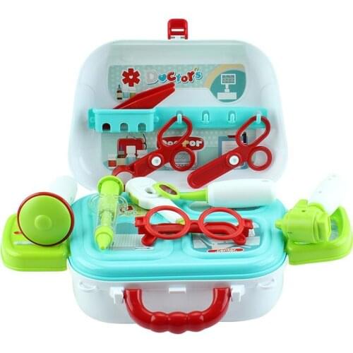 15Pcs/Set Simulation Medical Tools Shoulder Bag Kids Pretend Play Education Toy