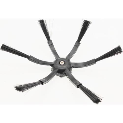 2pcs/set Replacement Black 6-arms Side Brushes for Xiaomi / Roborock s50 S51 S55 S5 S6 Sweeping Robot Vacuum Cleaner Accessories