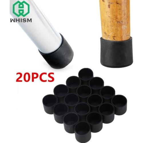 20PCS Plastic Non-Slip Furniture Legs Caps Anti Vibration Table Chair Leg Floor Protector Cabinet Bottom Cover Furniture Parts