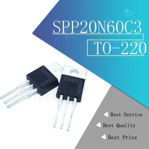 5PCS SPP20N60C3 TO220 20N60C3 TO-220 SPP20N60 new and original IC