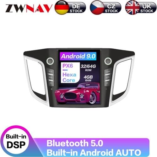 Android 9.0 6 Core Car GPS Navigation Auto Radio Tape Recorder For HYUNDAI IX25/HYUNDAI CRETA Auto Stereo Head Unit Multimedia